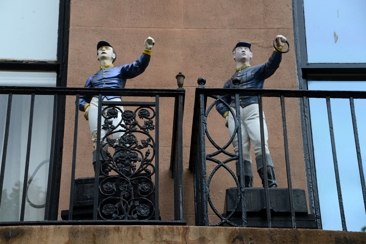 16 Statues Of Jockeys At 243 East 17 St Stuyvesant Square Near Union Square Park New York City